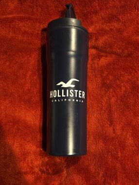 Hollister Navy Blue Travel Tumbler with White Logo Ntw